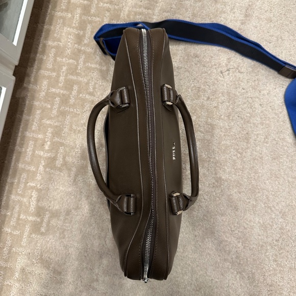 Furla Brown Leather soft side brief case/tote, Unisex - Picture 6 of 16